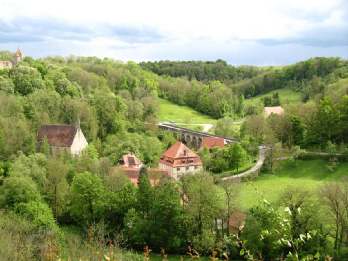 Herrnmuehle - Pension & Ferienwohnungen Rothenburg ob der Tauber Eksteriør bilde
